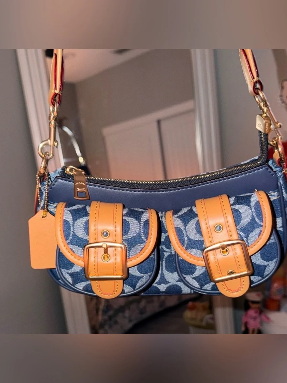 Coach Ashton denim bag Shoulder strap